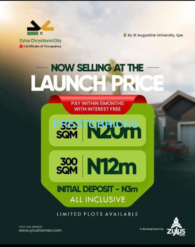 Now Selling - Plots of Land At Zylus Chrysland City